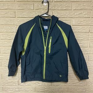 Boys Columbia Rain Jacket/Wind breaker sz 8